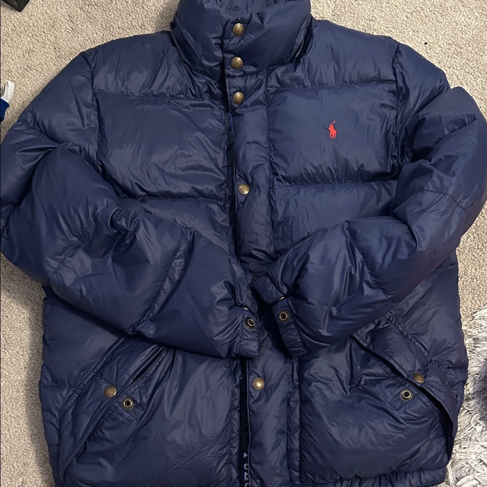 Polo by Ralph Lauren Kid’s Dark Blue Puffer Coat